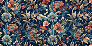 Bold Accent Designs Enchanted Floral Night