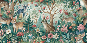 Bold Accent Designs Enchanted Forest Fauna