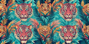 Bold Accent Designs Fierce Jungle Majesty