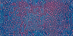 Bold Accent Designs Maze Mirage
