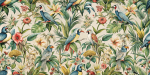 Bold Accent Designs Tropical Bird Paradise