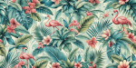 Bold Accent Designs Tropical Flamingo Paradise