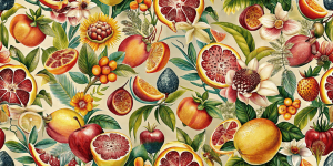 Bold Accent Designs Tropical Orchard Delight