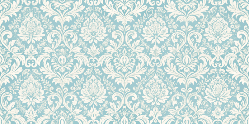 Classic and Timeless Patterns Elegant Damask Blues