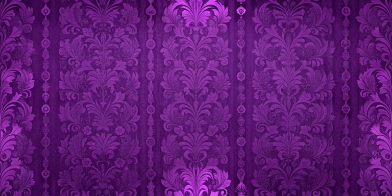 Classic and Timeless Patterns Regal Purple Damask