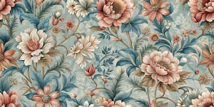 Classic and Timeless Patterns Vintage Floral Symphony