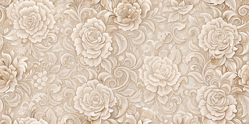 Classic and Timeless Patterns Vintage Rose Elegance