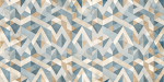 Geometric and Abstract Patterns Azure Mosaic
