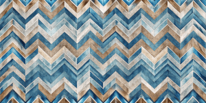 Geometric and Abstract Patterns Chevron Serenity