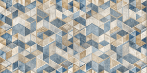 Geometric and Abstract Patterns Cubist Illusion