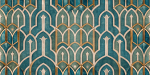 Geometric and Abstract Patterns Emerald Arches