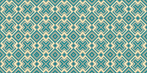 Geometric and Abstract Patterns Emerald Cross Geometric