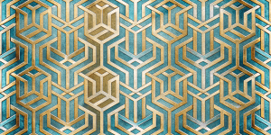 Geometric and Abstract Patterns Emerald Geometry
