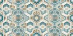 Geometric and Abstract Patterns Geometric Azure Harmony