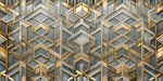 Geometric and Abstract Patterns Golden Geometrics