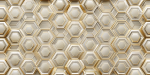 Geometric and Abstract Patterns Golden Hexadepth