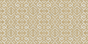 Geometric and Abstract Patterns Golden Maze
