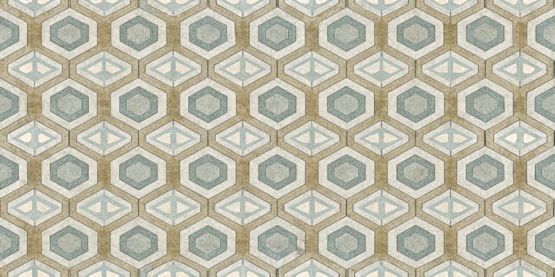 Geometric and Abstract Patterns Hexagonal Harmony