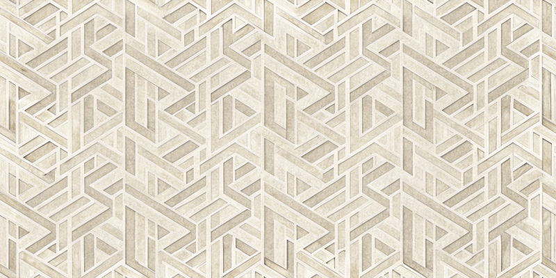 Geometric and Abstract Patterns Maze Harmony