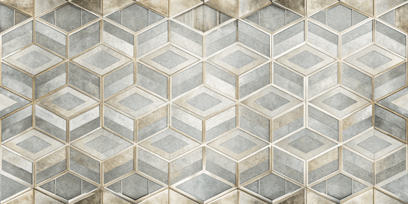 Geometric and Abstract Patterns Modern Cube Illusion