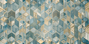 Geometric and Abstract Patterns Modern Mosaic