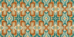 Geometric and Abstract Patterns Retro Cascade