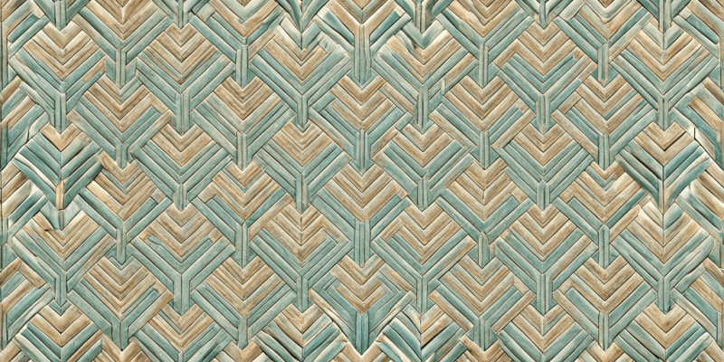Geometric and Abstract Patterns Rustic Chevron Weave