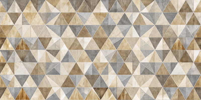 Geometric and Abstract Patterns Rustic Geometric Mosaic