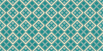 Geometric and Abstract Patterns Teal Diamond Elegance