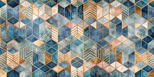 Geometric and Abstract Patterns Tropical Oasis