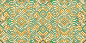 Geometric and Abstract Patterns Verdant Geometry