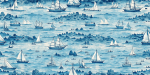 Nautical themes Blue Voyage