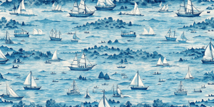 Nautical themes Blue Voyage