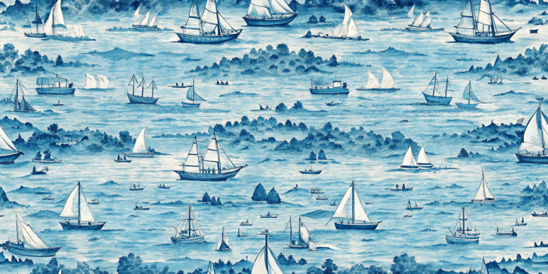 Nautical themes Blue Voyage