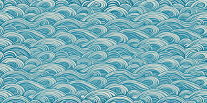 Nautical themes Ocean Swirl