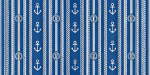 Nautical themes Oceanic Anchor Stripes