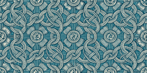 Nautical themes Oceanic Knotwork Tapestry