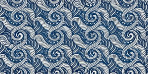Nautical themes Oceanic Swirl