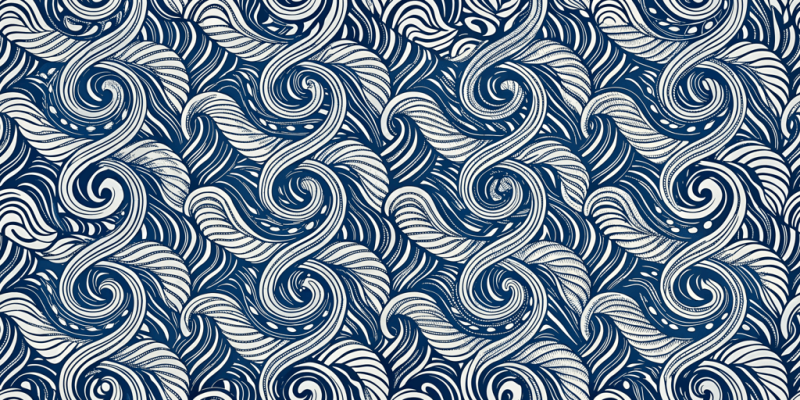 Nautical themes Oceanic Swirl