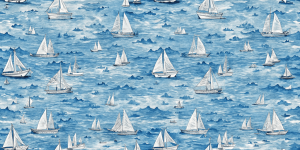 Nautical themes Sailboat Serenity