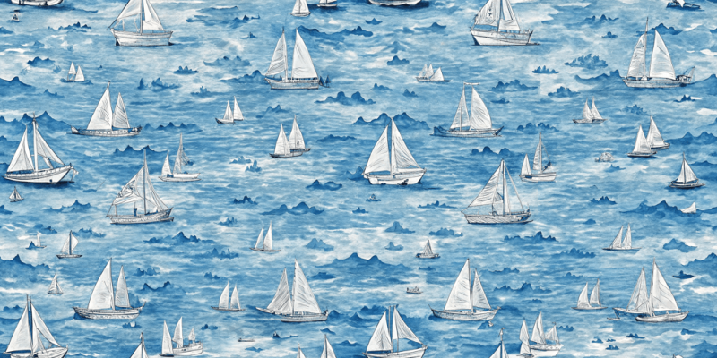 Nautical themes Sailboat Serenity