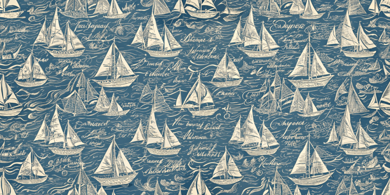 Nautical themes Sailing Serenity