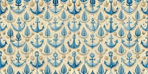 Nautical themes Seaside Anchors