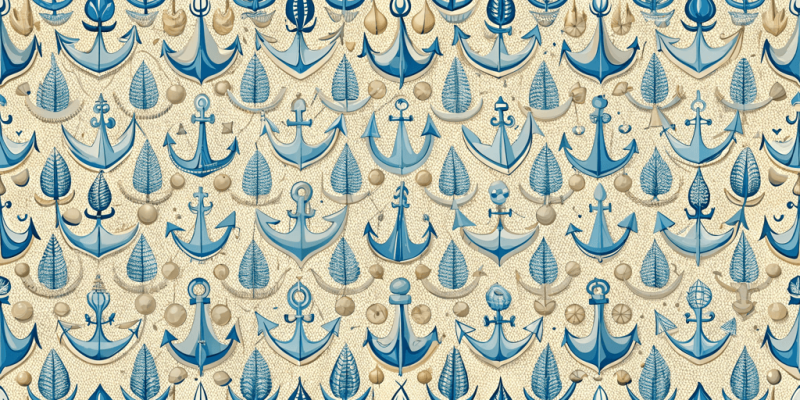 Nautical themes Seaside Anchors