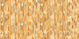 Retro Designs Amber Geometrics