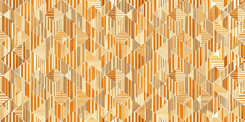 Retro Designs Amber Geometrics