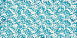 Retro Designs Aqua Wave Retro