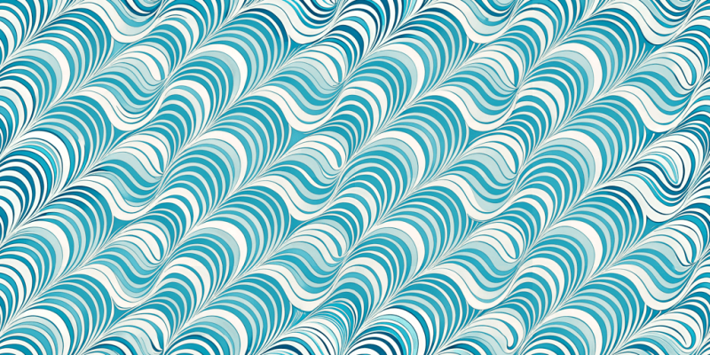 Retro Designs Aqua Wave Retro
