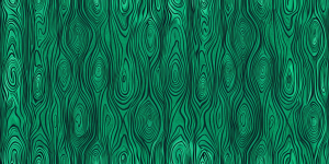 Retro Designs Emerald Waves