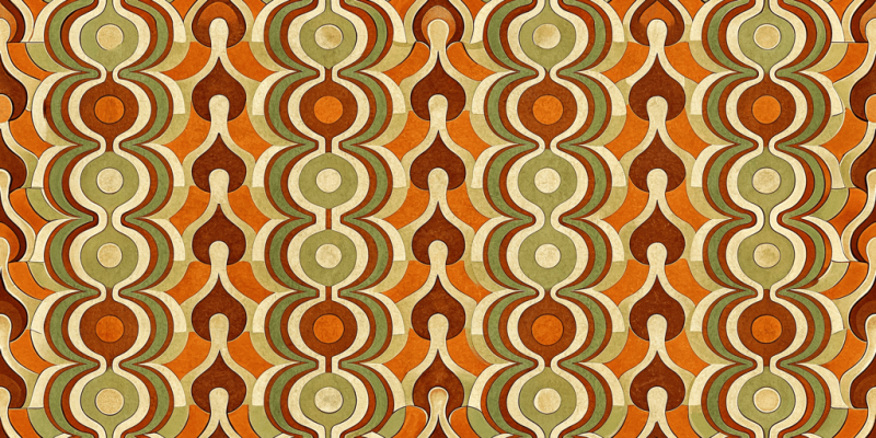 Retro Designs Groovy Earth Tones